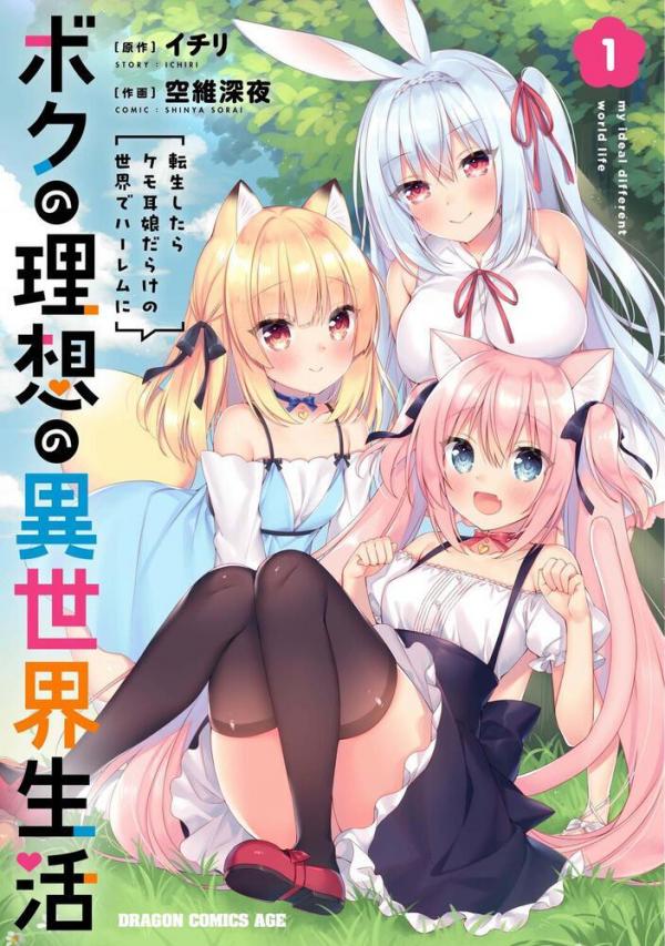 Boku no Risou no Isekai Seikatsu: Tensei shitara Kemomimi Musume darake no Sekai de Harem ni